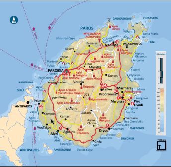 Paros map